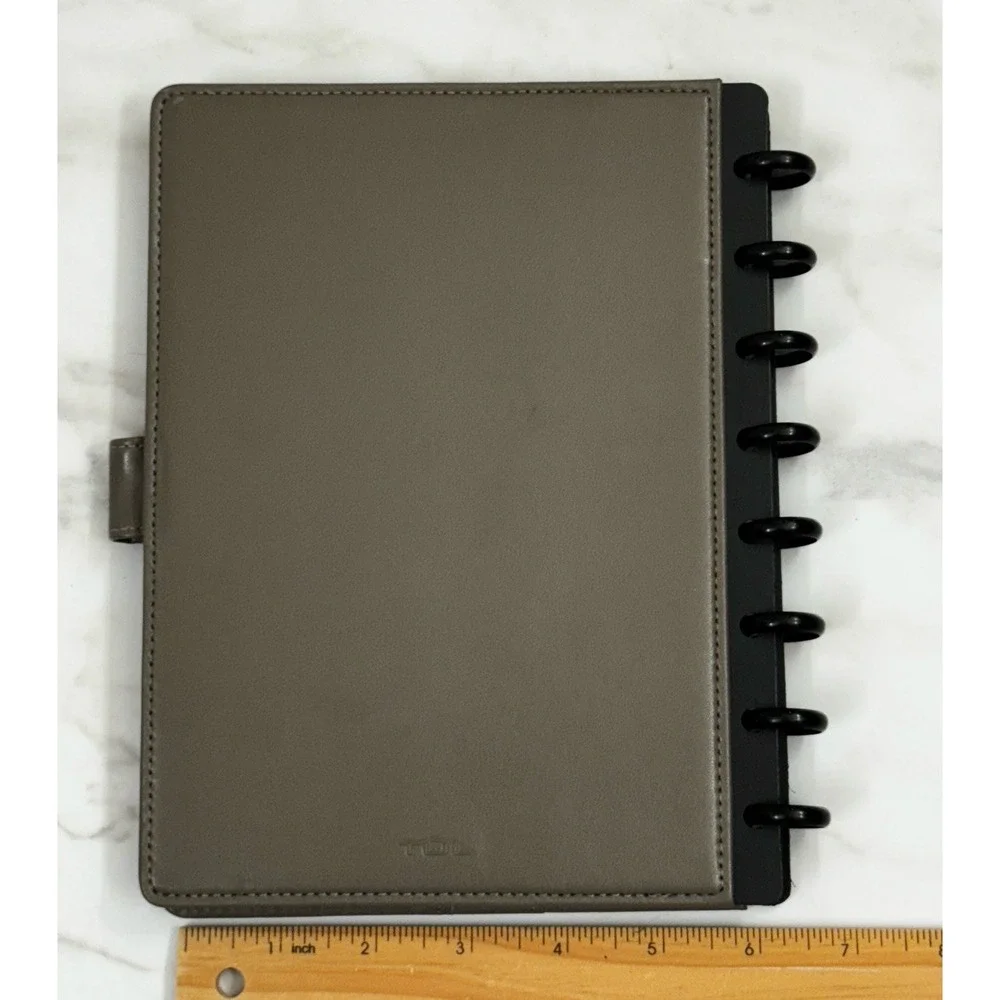 Tul notebook tan 8 1/2 x 7 inches